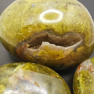 Green Opal with Quartz