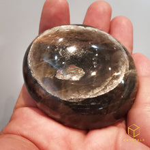 Load image into Gallery viewer, Black Moonstone Palm Stone