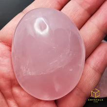 Load image into Gallery viewer, Rose Quartz Palm Stone