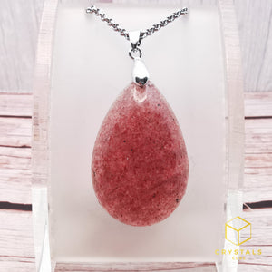 Strawberry Quartz Pendant